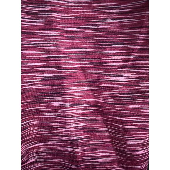 LIVI Lane Bryant Women's Plus Size Red Space Dye Active Capri Size 18/20 2X New - Picture 3 of 6